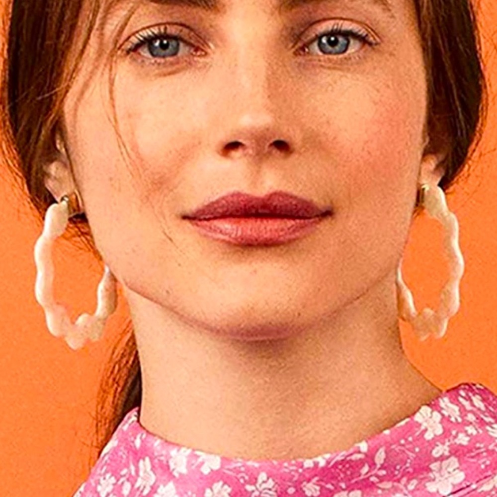 🌱 Marbled Monochromatic Hoop Earrings 💎